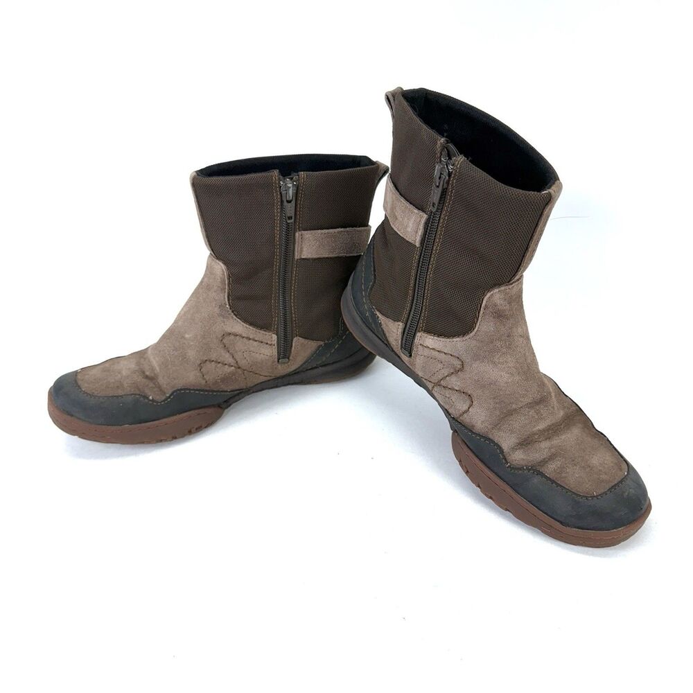 MERRELL New Albany Sky Women’s 8 Waterproof Zip Short Boot Expresso Brown